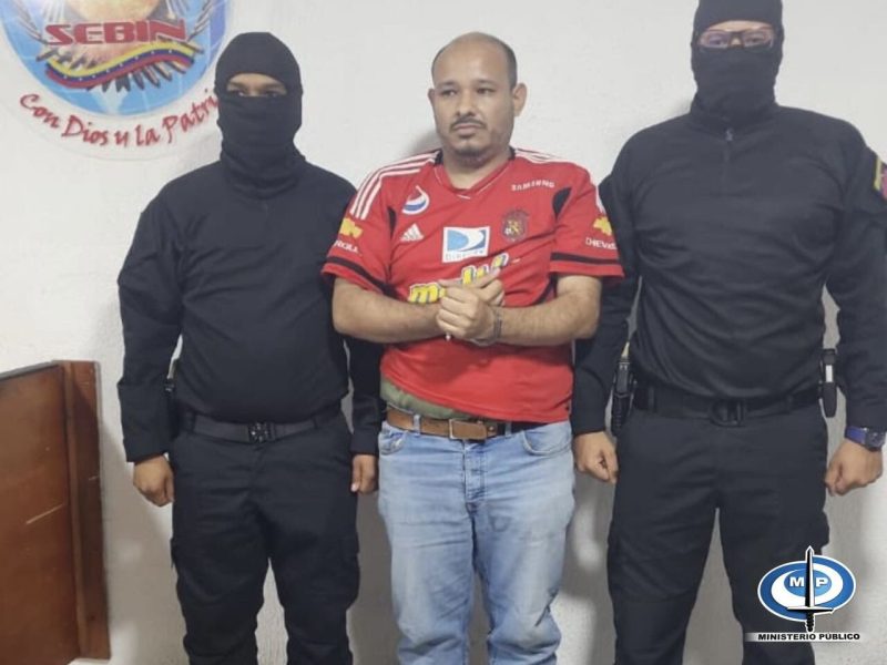 Fiscal confirma detención de Carlos Julio Rojas