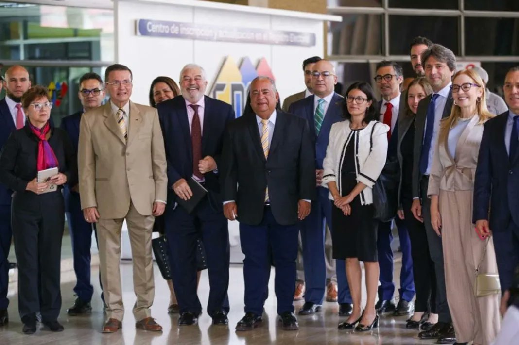CNE recibe a expertos de Naciones Unidas para evaluar observación de elecciones presidenciales