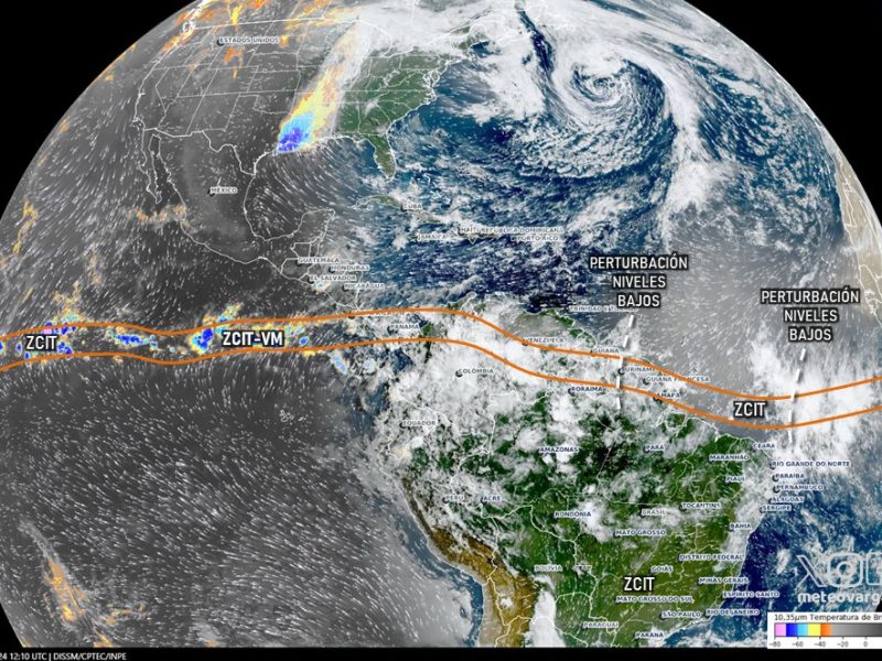 Lluvias con actividad eléctrica en zonas de Venezuela este 30 de abril