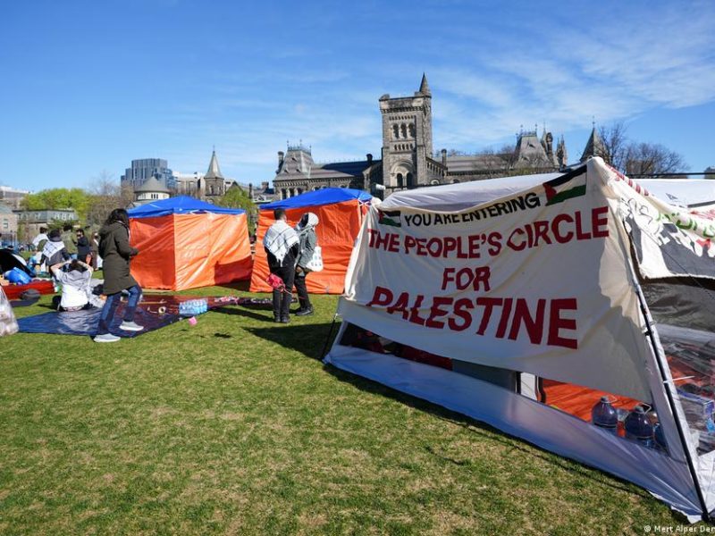 Estudiantes de varios países se suman a protestas por Gaza