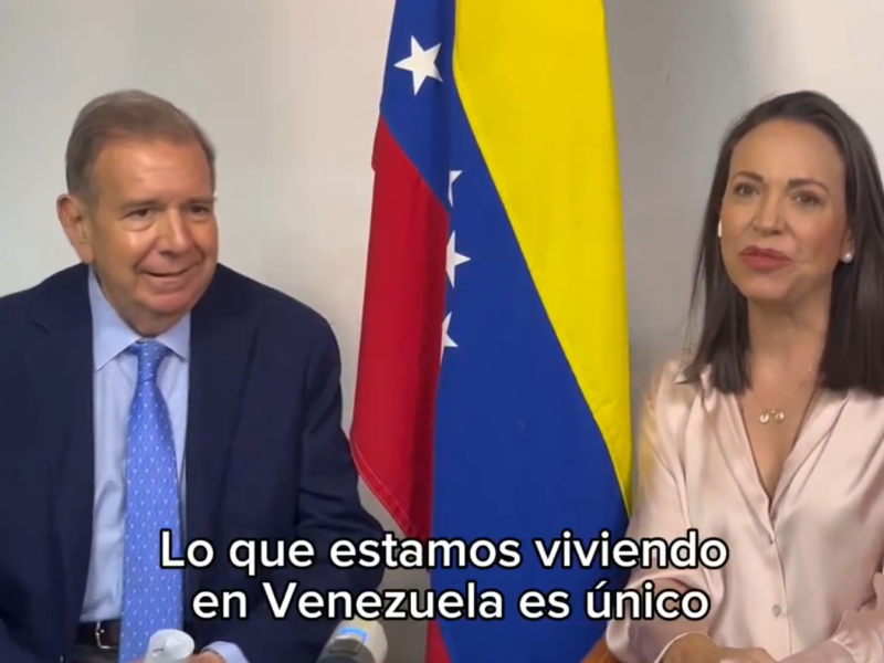 María Corina Machado Edmundo González Urrutia