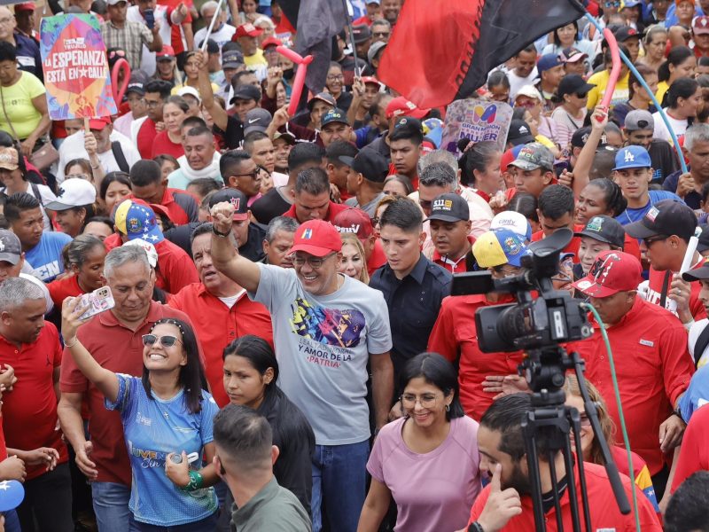 Jorge Rodríguez pide “guerra sin cuartel” contra el fascismo durante días que restan antes de elecciones