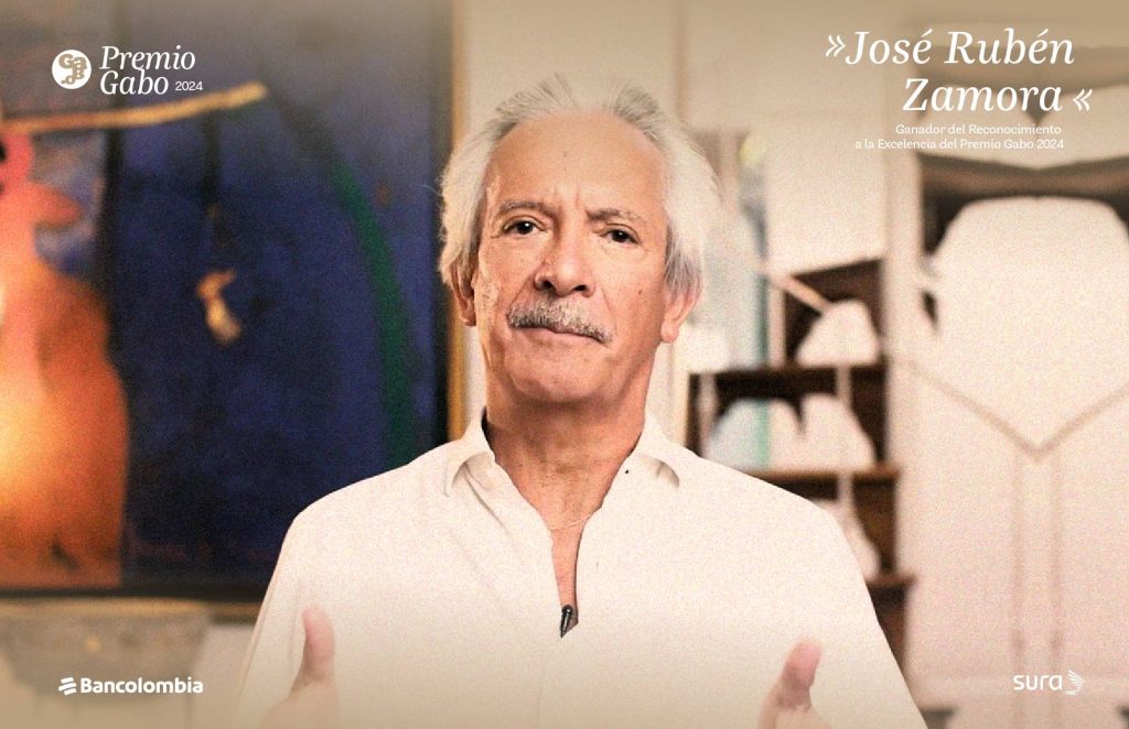 Guatemalteco José Rubén Zamora obtiene Premio Gabo 2024 a la Excelencia