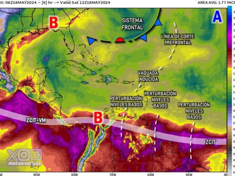 Lluvias en gran parte de Venezuela este 18 de mayo