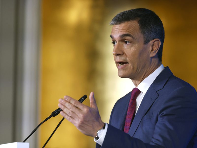 El presidente del Gobierno, Pedro Sánchez interviene en el foro económico CREO 2024