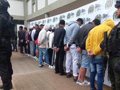 Capturan a 20 integrantes del Tren de Aragua que extorsionaban en Bogotá