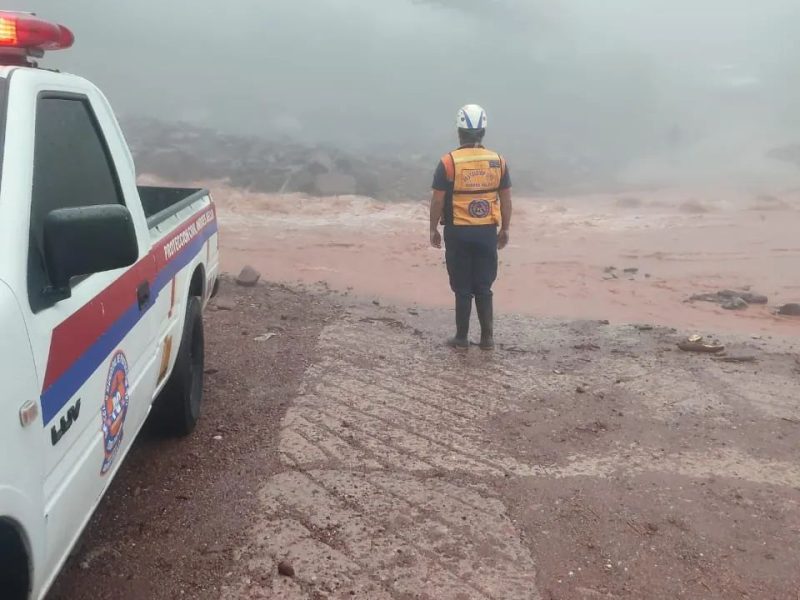 PC Táchira reporta crecida de ríos y colapso de dos viviendas por lluvias