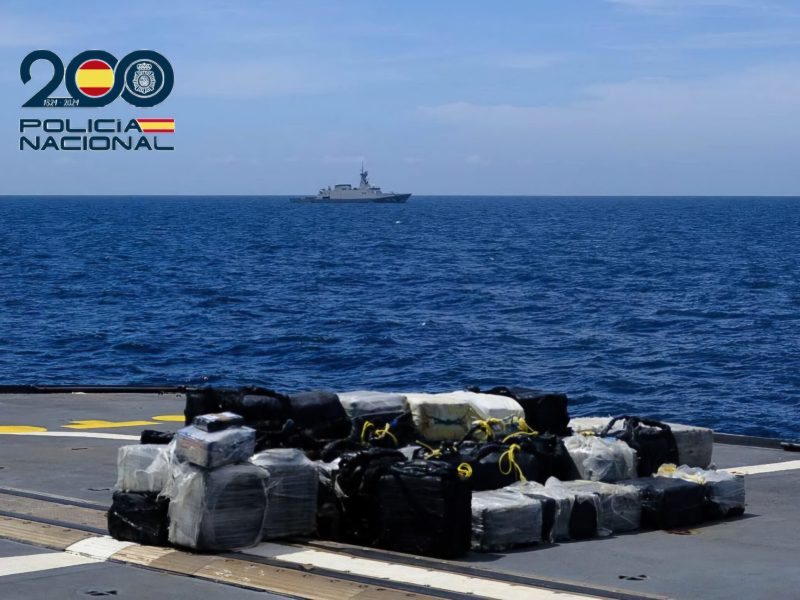 Apresan a 10 venezolanos en España que llevaban 2,7 toneladas de cocaína en barco pesquero