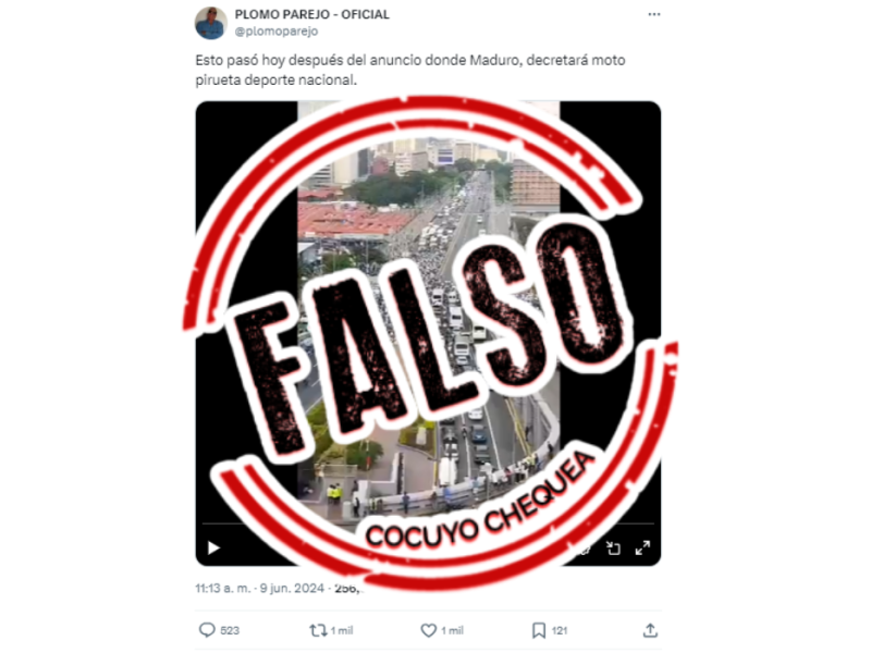 Motopirueta Caracas asesinato