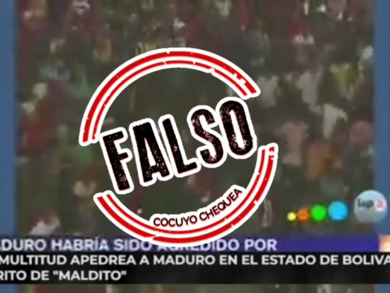 Falso Maduro agredido Bolívar