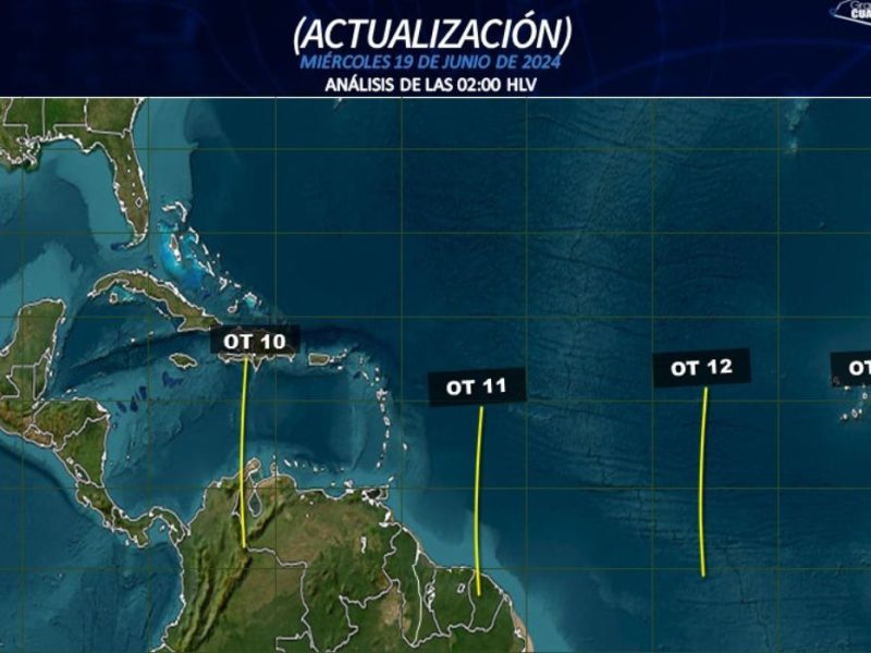 Este es el pronóstico del tiempo del Inameh para este 19 de junio