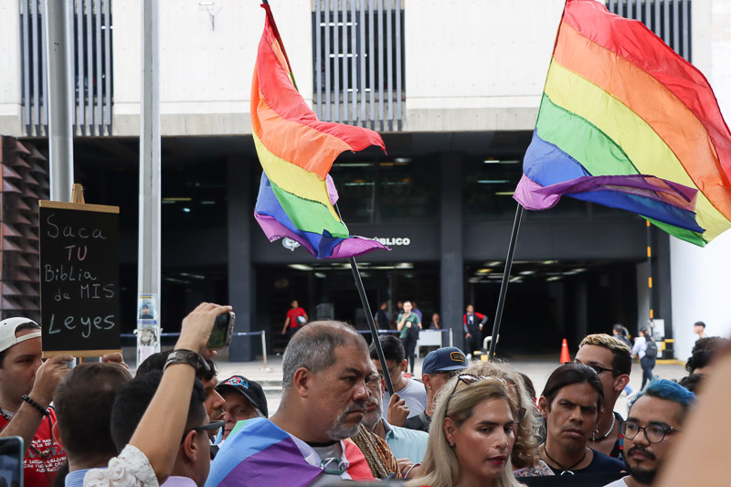 Protesta de la población Lgbtiq en el Ministerio Público (Mairet Chourio)