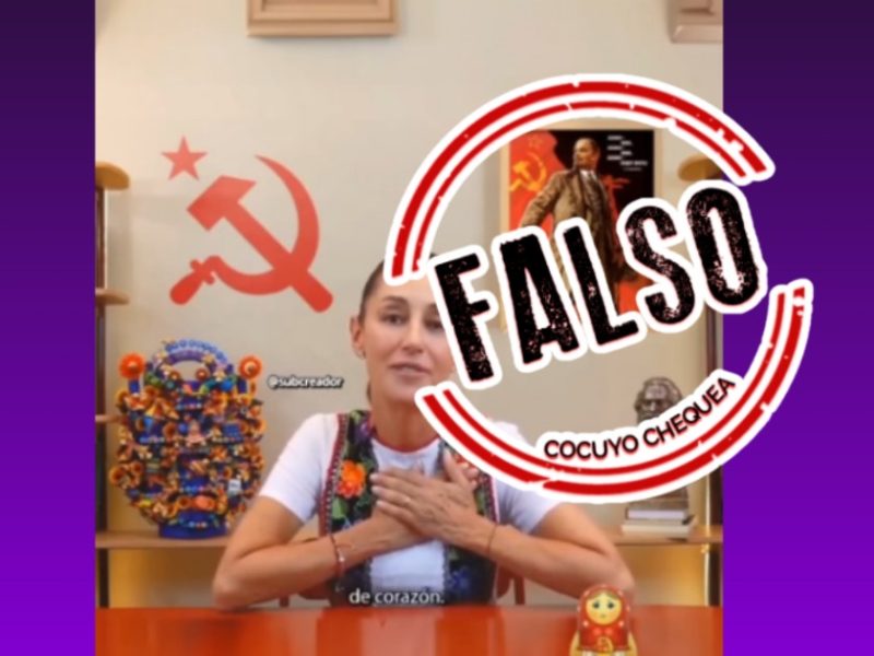 Claudia Sheinbaum ruso Rusia comunismo