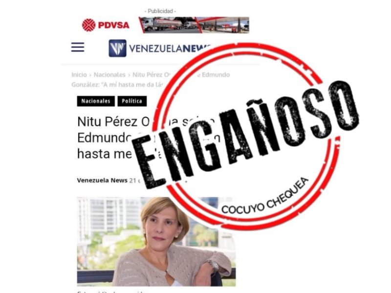 Medios desinformadores replicaron la información