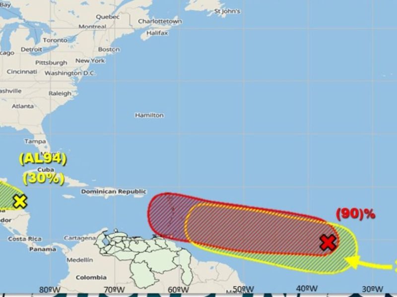 Inameh estima lluvias este 28 de junio mientras continúa vigilancia por posible ciclón tropical