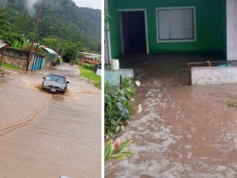 Comunidades afectadas en Acosta y Caripe, en Monagas, por fuertes lluvias