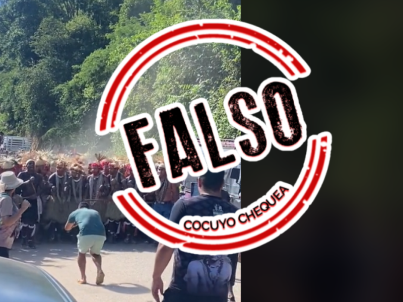 Los indigenas realizabn una ceremnia para conmemorar el asesinato de un cacique en 1989