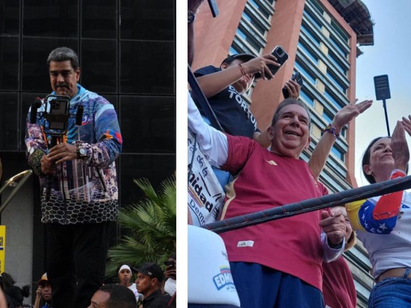 Comandos de oposición y gobierno calentaron Caracas con miras al cierre de campaña, opinan analistas