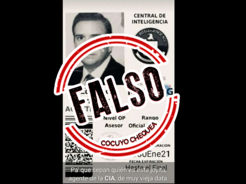 Falso carnet CIA