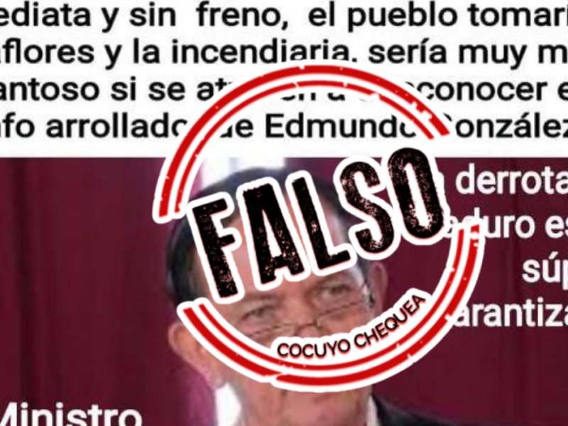 El propio exministro desmintió las declaraciones