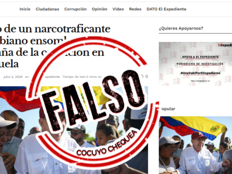 No hay ninguna prueba que vincule al yerno de González Urrutia con los dos narcotraficantes detenidos