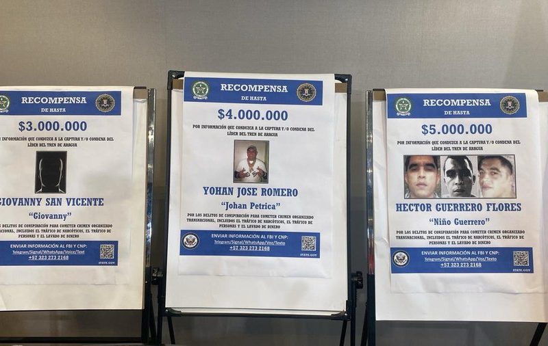 Esta es la recompensa que ofrece EEUU por los cabecillas del Tren de Aragua