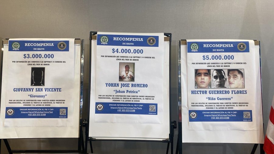 Cartel de los Soles y Tren de Aragua siguen en lista de organizaciones terroristas perseguidas por EEUU
