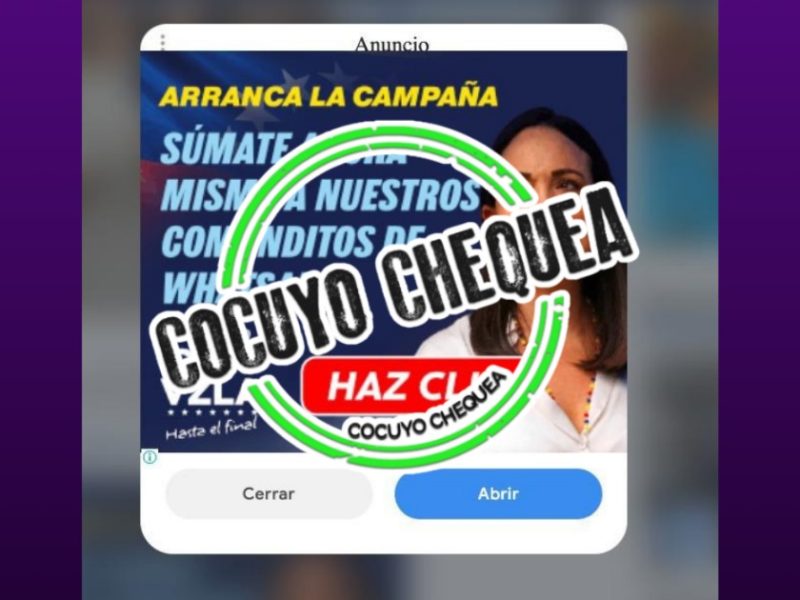 Comanditos por Whatsapp engaño