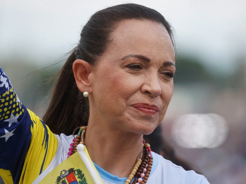 María Corina Machado, líder de la oposición