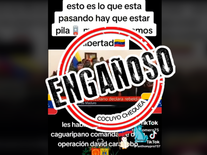 El funcionario militar está detenido en la sede del Sebin El Helicoide