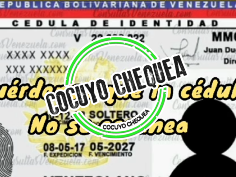 El único requisito para ingresar al centro de votación es presentar su cédula de identidad