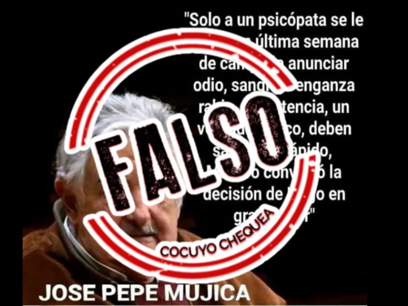 Falso Mujica psicópata