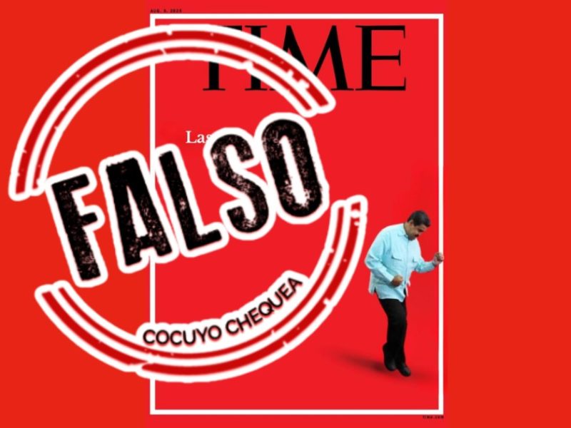 Falsa portada TIME Maduro Last Dance