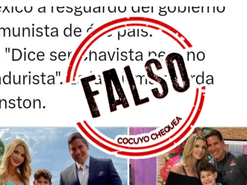 El diputado desmintió la publicación