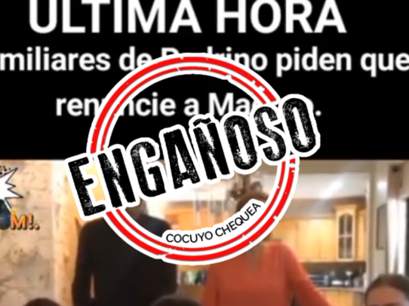 En 2023 el video fue republicado en cuentas desinformadoras