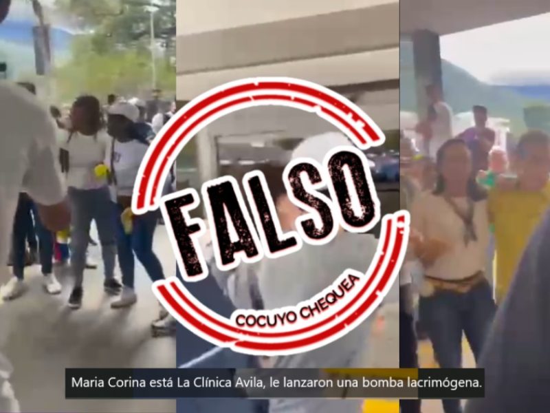 María Corina Clínica El Ávila