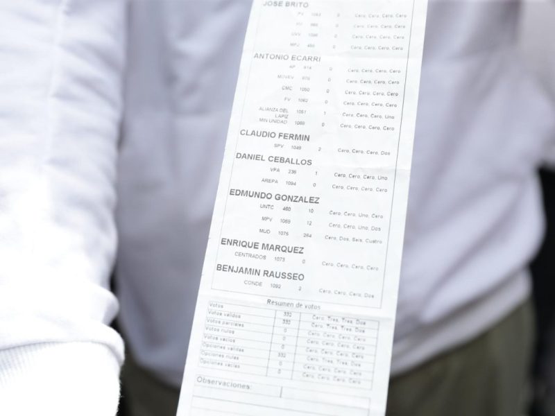 Las actas son uno de los últimos elementos de comprobación que se genera durante el proceso electoral / Foto: Archivo