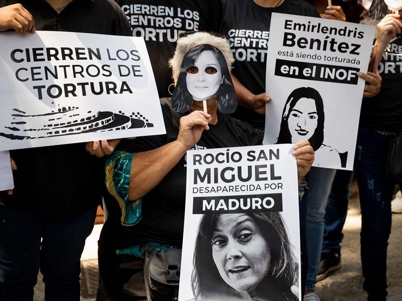Rocío San Miguel está en una celda con vigilancia permanente las 24 horas
