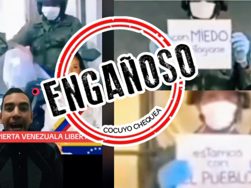 En el video original la Fanb realizaba una campaña contra el Covid-19