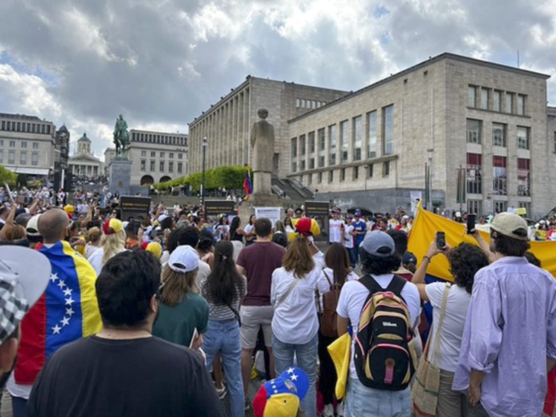 Manifestación venezolanos Bruselas 3