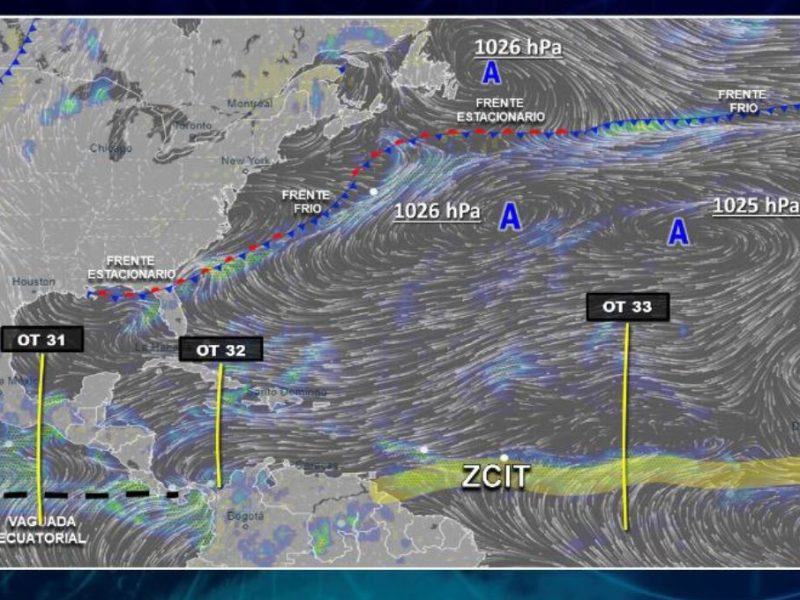 Inameh pronostica lluvias vespertinas en Venezuela este 23 de agosto