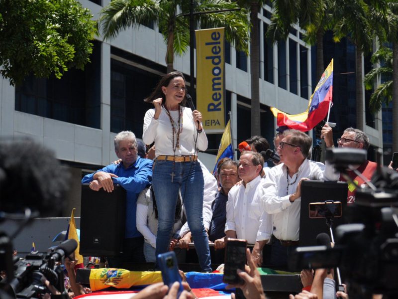 María Corina Machado: Nadie en el mundo cree la farsa de Maduro