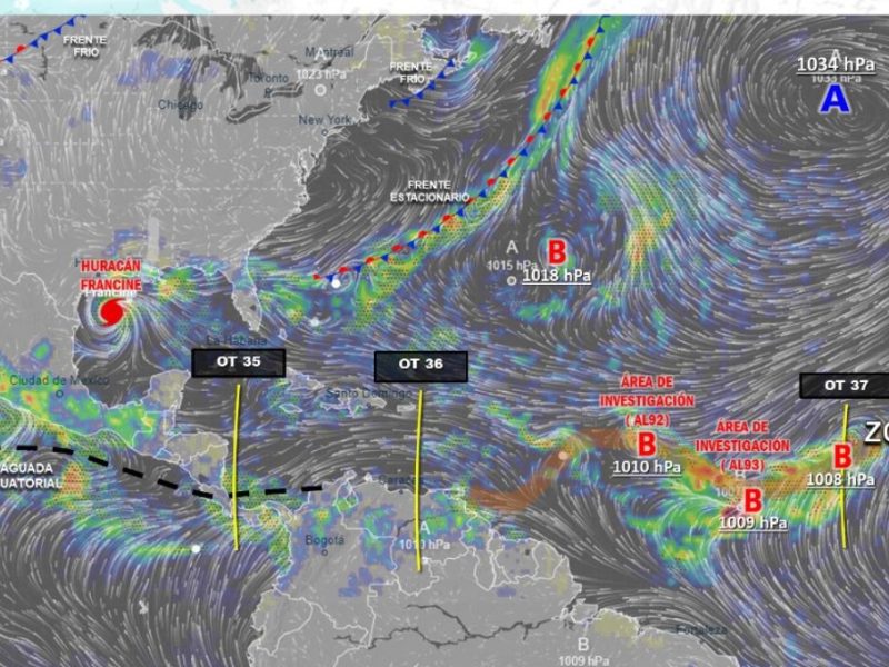 Inameh estima lluvias en Venezuela este 11 de septiembre