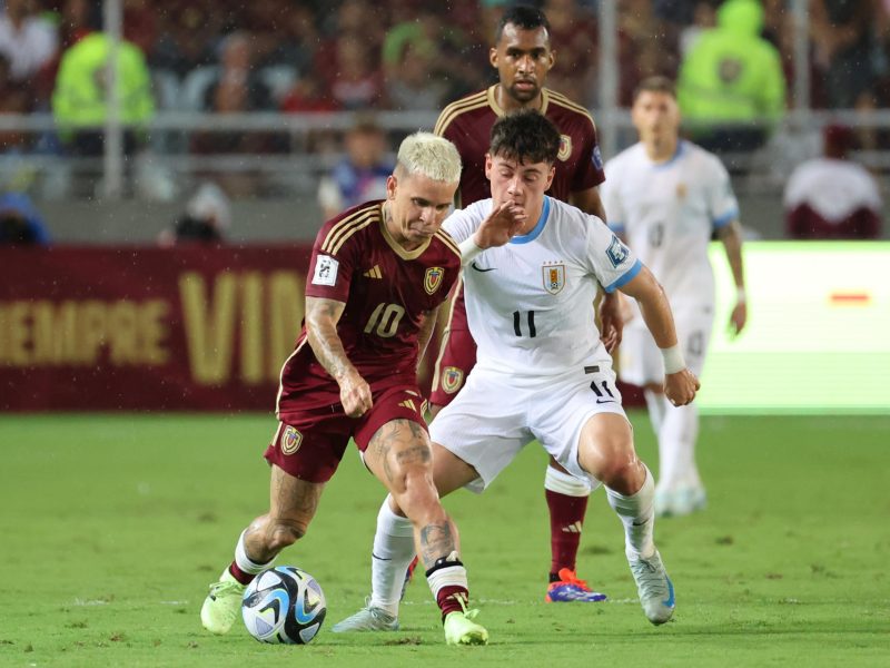 Vinotinto retrocede en su camino hacia el Mundial con empate ante Uruguay