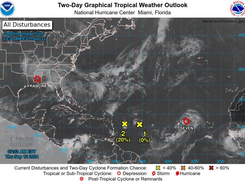 Venezuela tendrá lluvias con onda tropical 36 que sigue en el país