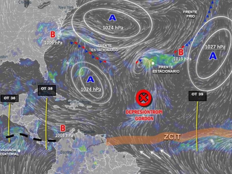 Inameh pronostica lluvias en gran parte de Venezuela este 17 de septiembre