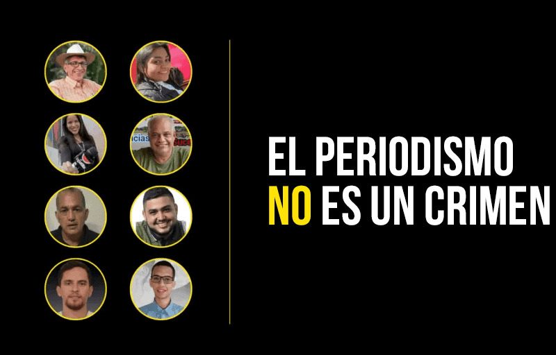 Organizaciones alertan sobre detención de 8 trabajadores de la prensa en Venezuela por informar
