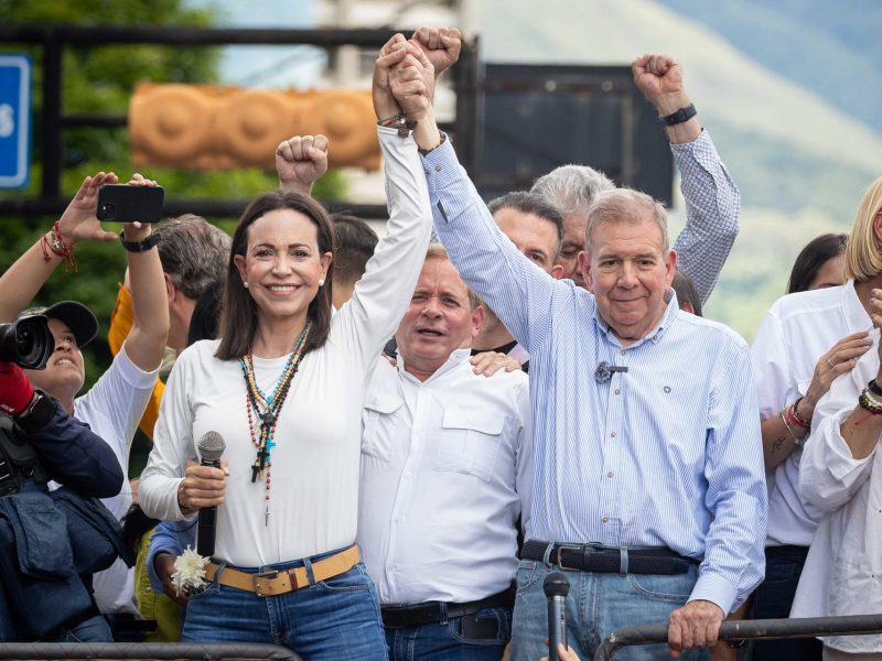 Edmundo González y María Corina Machado