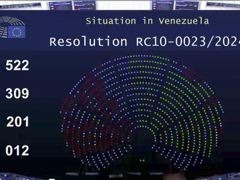 González Urrutia solicita a Europa a reconocer y hacer valer los resultados del 28 de julio