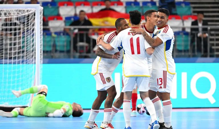 Venezuela derrota a España y clasifica a los cuartos de Mundial de Futsal